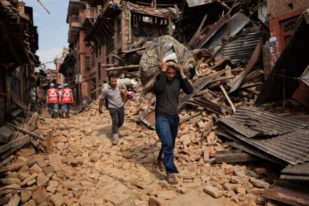 नेपाल में फिर से आये भूकंप के झटके